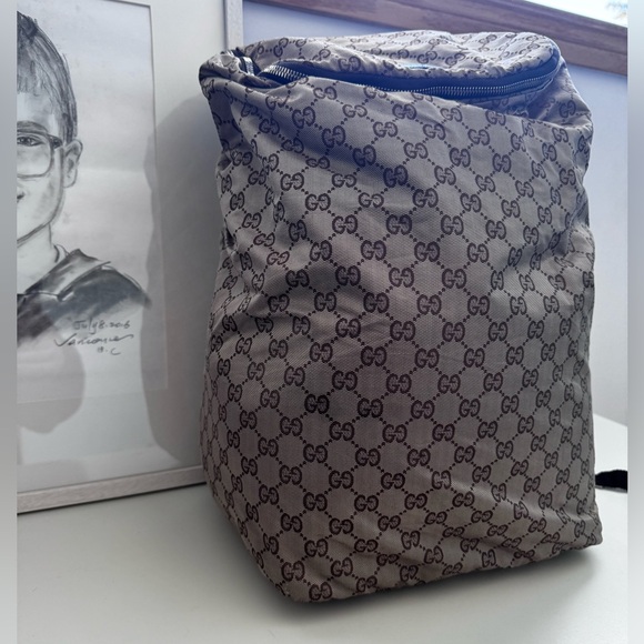 Gucci Monogram Canvas Backpack - Picture 5 of 13